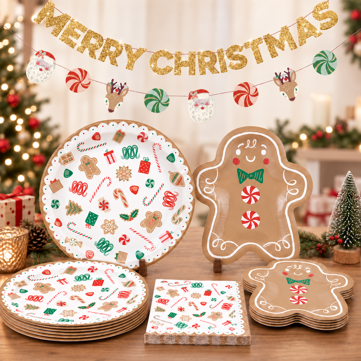 Gingerbread Christmas Party Supplies Canada